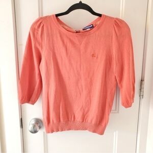 Burberry Coral knitted top